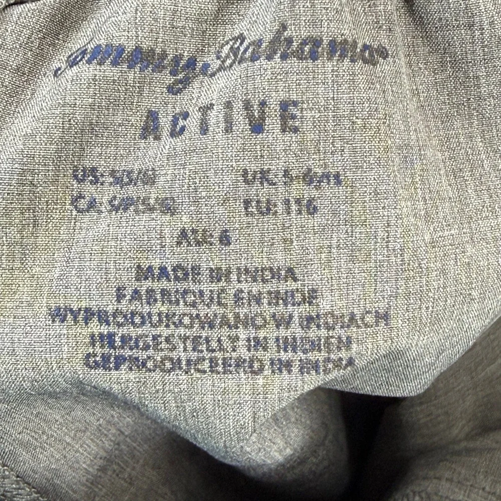 Tommy Bahama Kids Active Shorts Gray Elastic Waist Drawstring Size 5/6‎